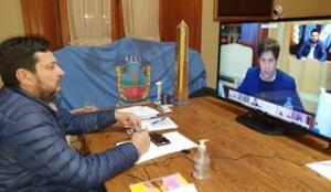 Videoconferencia con el Gobernador para definir flexibilizaciones en el interior bonaerense